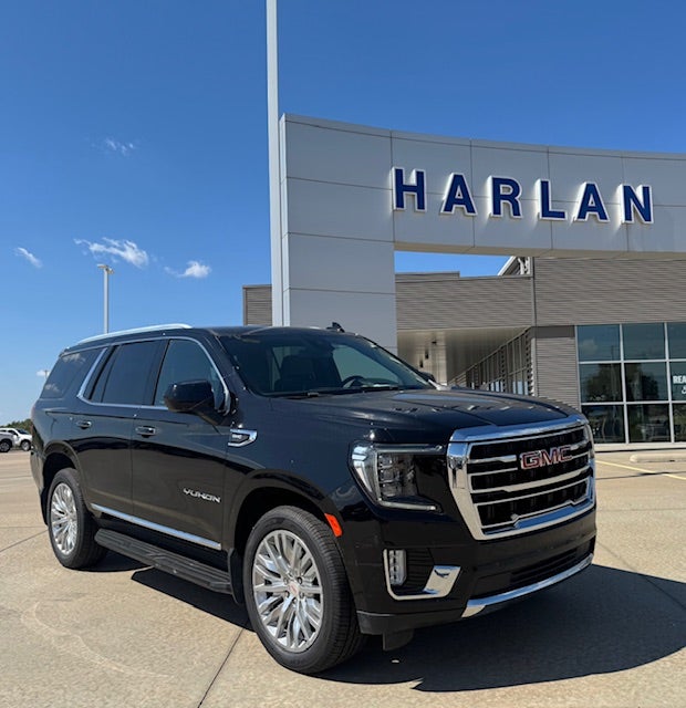 2023 GMC Yukon 4WD 4dr SLT in Onyx Black — front three-quarter view