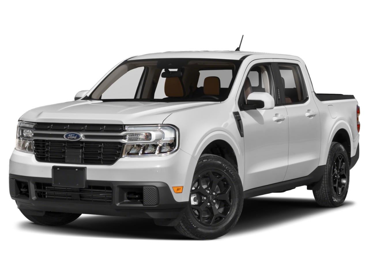 2022 Ford Maverick LARIAT AWD SuperCrew in Gray — front three-quarter view